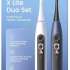 Набор электрических зубных щеток OCLEAN X Lite Duo Set N1801 насадки для щётки: 2шт, цвет:синий и серый [c01000691]